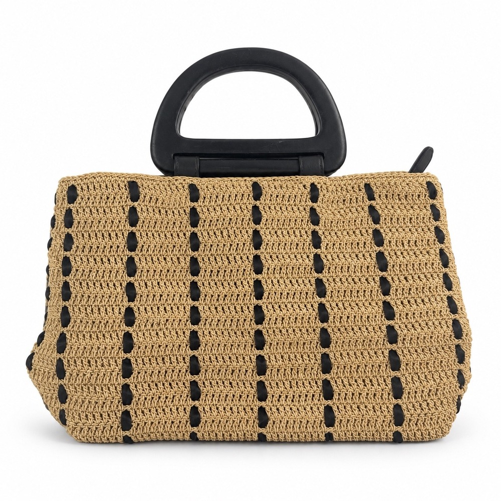 Liz Claiborne Villager Vintage Y2K Boho Woven Knit Small Shoulder Bag Purse